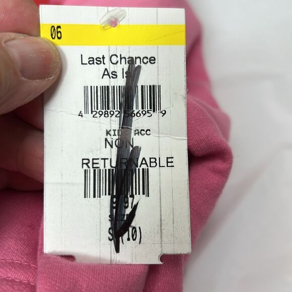 Suburban Riot Pink My Dog Sleighs cropped graphic sweatshirt NWT size small(10) - Picture 10 of 12